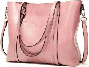Pahajim Womens Leather Purses and Handbags Top Handle Satchel Bags Tote Bags Tote Purses for Women