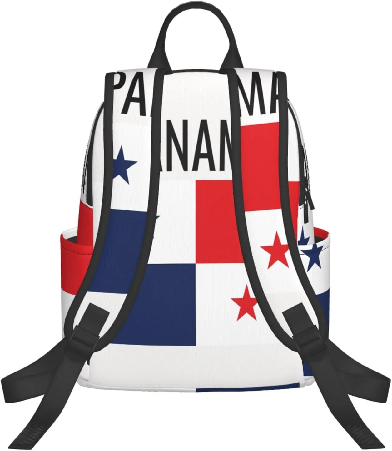 Panama Flag Travel Backpacks Casual Laptop Backpack Sport Rucksack Large Capacity Daypack Multi-Pockets Adjustable Strap Bag for Working Hiking