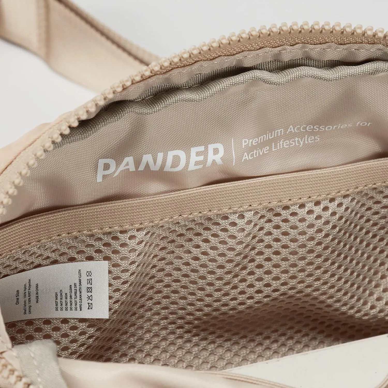 Pander Belt Bag Large 2L, Waterproof Everywhere Fanny Pack Purse for Women and Men with Adjustable Strap.