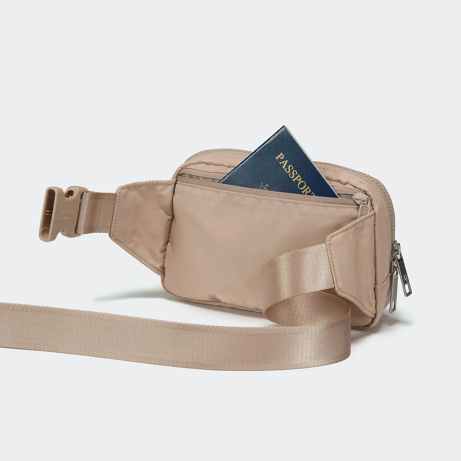 Pander Belt Bag Large 2L, Waterproof Everywhere Fanny Pack Purse for Women and Men with Adjustable Strap.