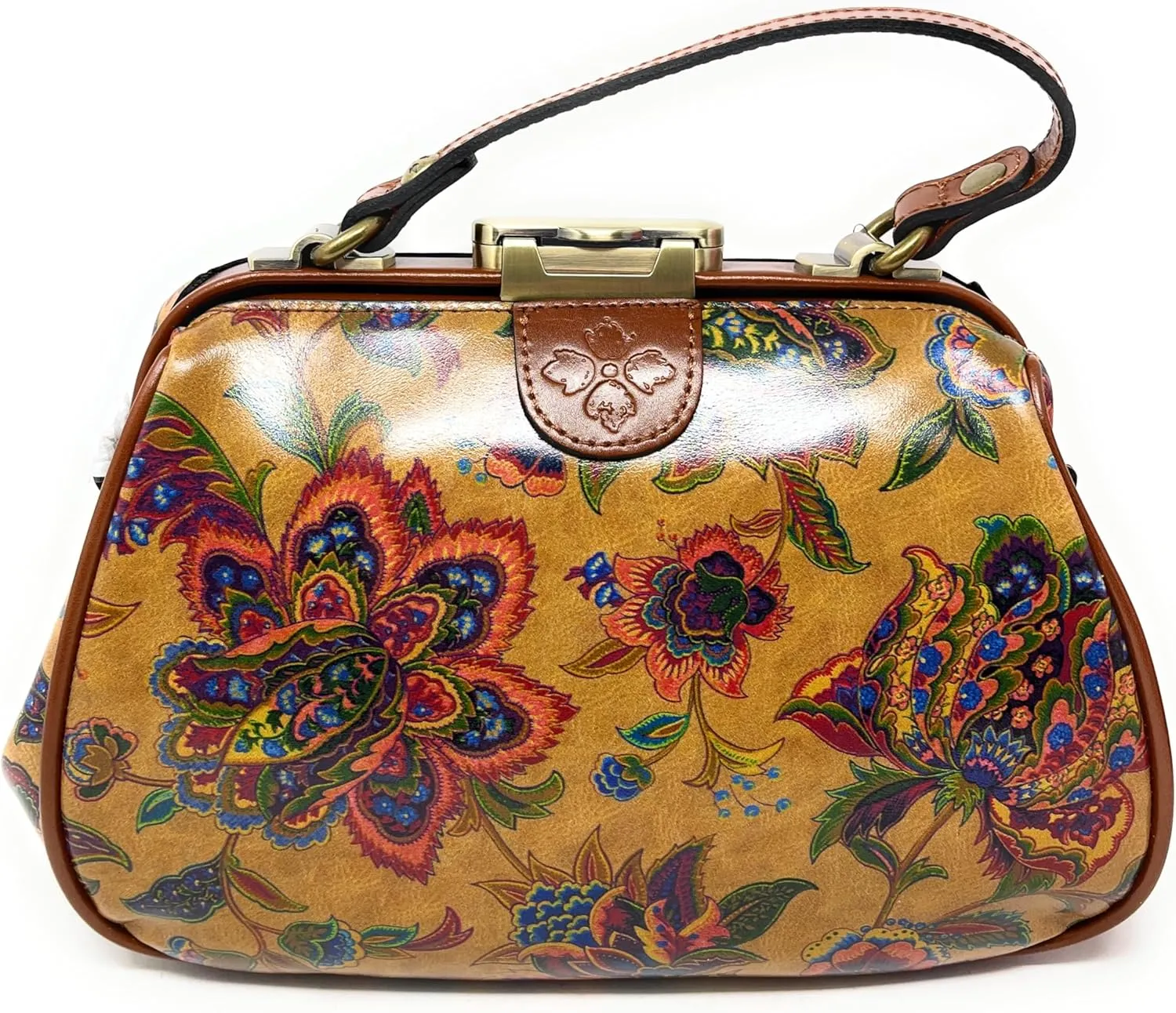 Patricia Nash Gracchi Leather Satchel, French Tapestry