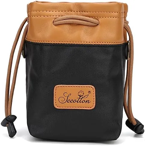 peacechaos Compact Camera Bag, Lightweight DSLR/Mirrorless Shoulder Bag with Adjustable Strap, Water-Resistant, Fits Camera and Lens, Ideal for Travel