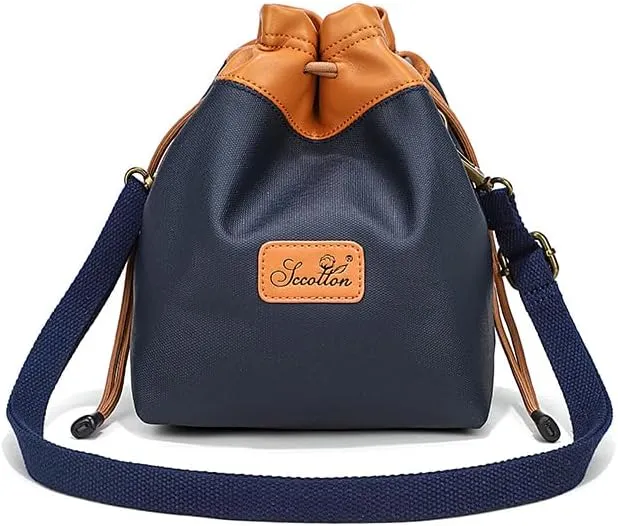 peacechaos Compact Camera Bag, Lightweight DSLR/Mirrorless Shoulder Bag with Adjustable Strap, Water-Resistant, Fits Camera and Lens, Ideal for Travel