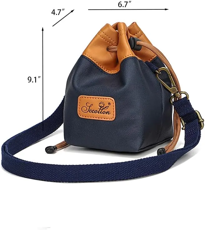peacechaos Compact Camera Bag, Lightweight DSLR/Mirrorless Shoulder Bag with Adjustable Strap, Water-Resistant, Fits Camera and Lens, Ideal for Travel