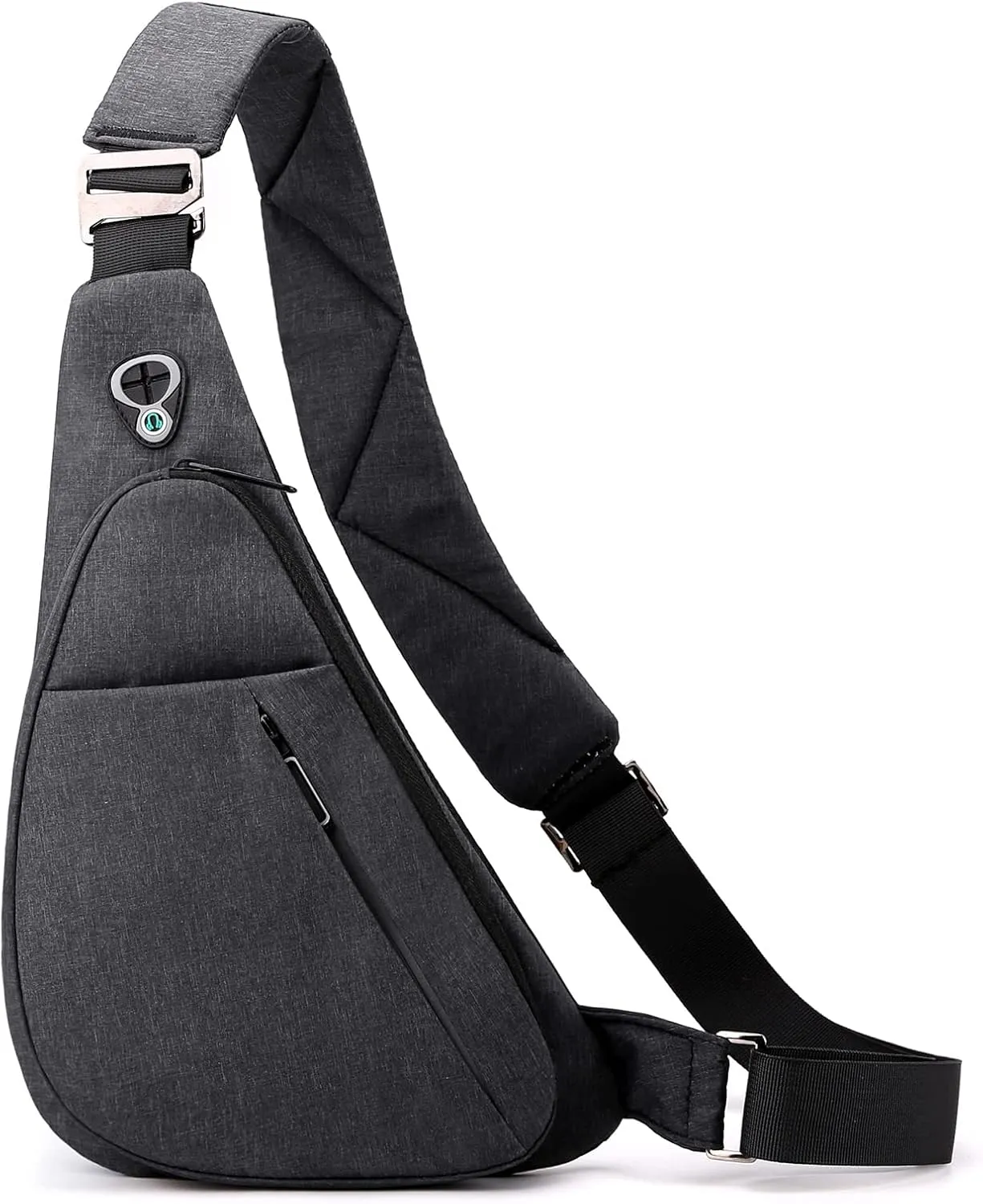 Peicees Sling Bag For Men Women Small Crossbody Backpack Shoulder Bag Man Purse Chest Bag For Hiking Travel