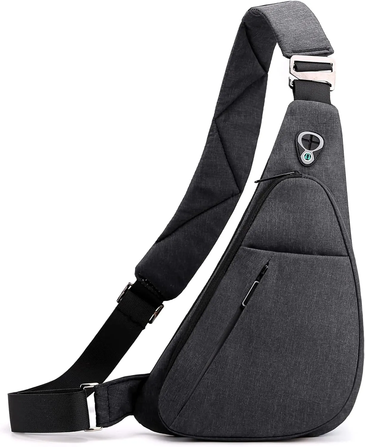 Peicees Sling Bag For Men Women Small Crossbody Backpack Shoulder Bag Man Purse Chest Bag For Hiking Travel