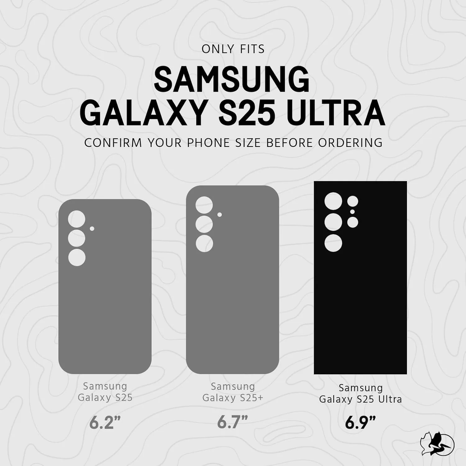 Pelican Protector Samsung Galaxy S25 Ultra Case [Magnetic and Wireless Charging] Rugged Phone Cover w/ 16ft Military-Grade Drop Protection - Heavy Duty Case for Samsung Galaxy S25 Ultra 6.9" - Black