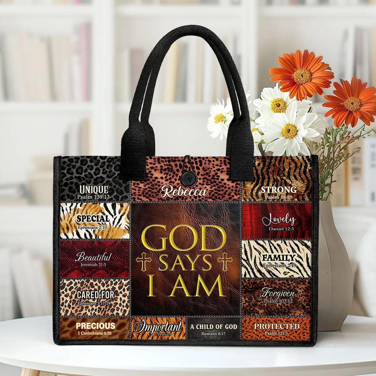 Personalized Canvas Totebag - Premium Canvas Totebag For Women - Christian Gifts For Women - Mothers Day Gifts