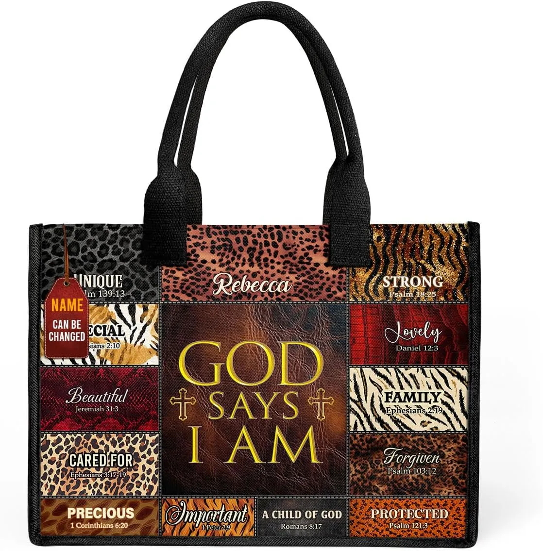 Personalized Canvas Totebag - Premium Canvas Totebag For Women - Christian Gifts For Women - Mothers Day Gifts