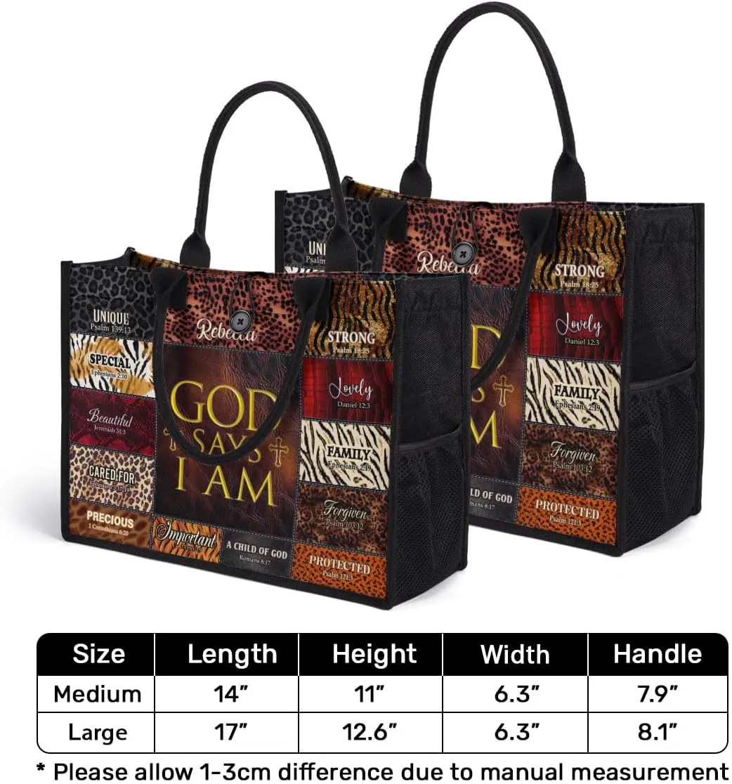 Personalized Canvas Totebag - Premium Canvas Totebag For Women - Christian Gifts For Women - Mothers Day Gifts