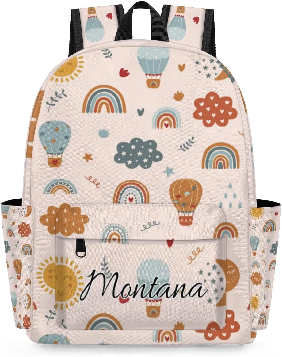 Personalized Cute Toddler Backpack for Girls, Preschool Kindergarten School Bag for Children