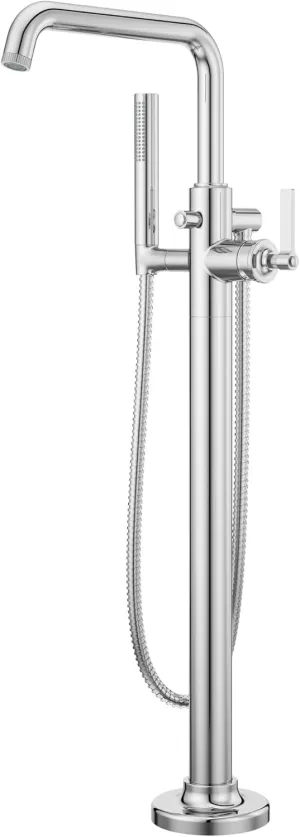 Pfister LG6-1WN Winter Park Floor Mounted Tub Filler with Built-in Diverter - Includes Hand Shower - Polished Chrome
