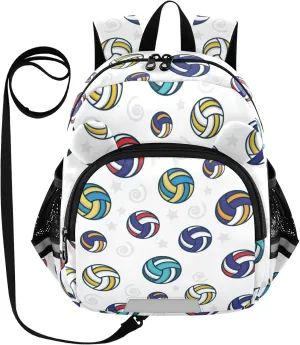 Plaaee Volley Ball Toddler Backpack Harness Leash Kids Back Pack Harnesses Leashes Tether for Boys Girls Outdoor Travel S