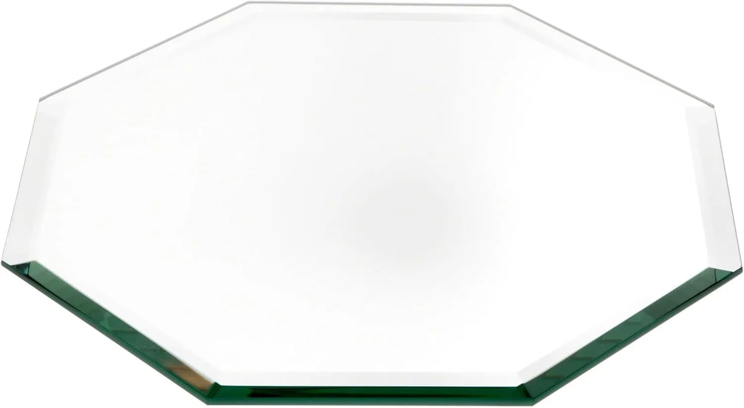 Plymor 10" Octagon, 5mm Thick Beveled Glass Mirror, Pack of 2