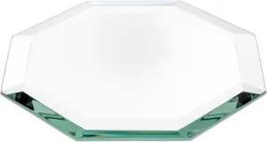 Plymor 5" Octagon, 5mm Thick Beveled Glass Mirror, Pack of 12