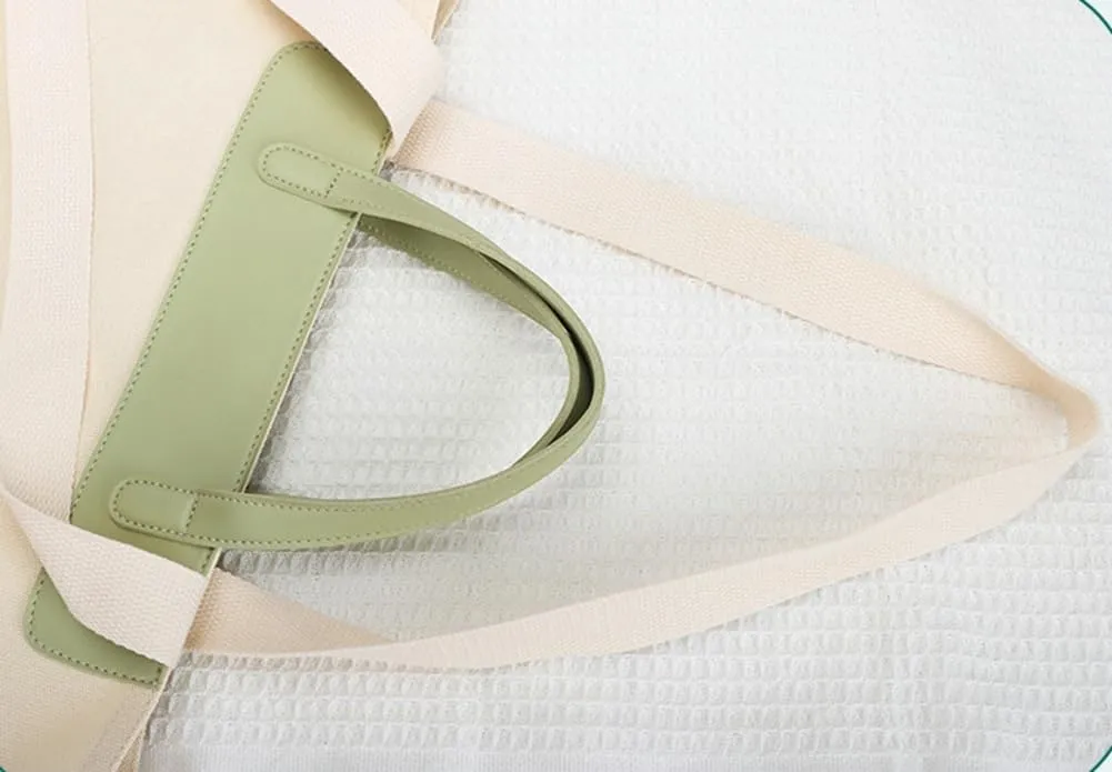 Pocadri Large Women Canvas Tote Handbags Casual Shoulder Work Bag Crossbody Top Handle Handbags