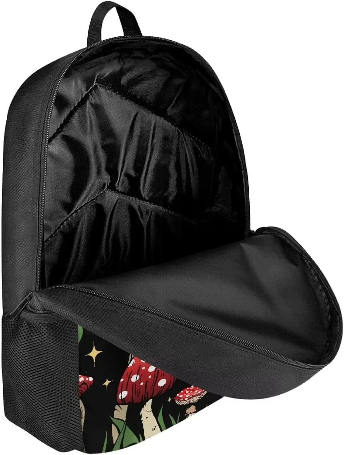 Poceacles Mushrooms Pattern Kids School Backpack for Kids Preschool Bookbag School Bag Lightweight Shoulder Bag Casual Bagpack for Travel Hiking Camping Satchel Knapsack