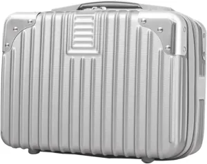 Portable Hard Shell Cosmetic Travel Case, Small Travel Hand Luggage with Elastic Band, Suitcase for Kids and Adults,Small Hard Shell Cosmetic Case for Travel Camping Women Girl, grey
