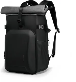Professional Camera Backpack for Photographers - Waterproof Oxford Fabric with EVA Shell, Expandable 10L, 15.6" Laptop Compartment, Tripod Holder & Anti-Theft Pocket