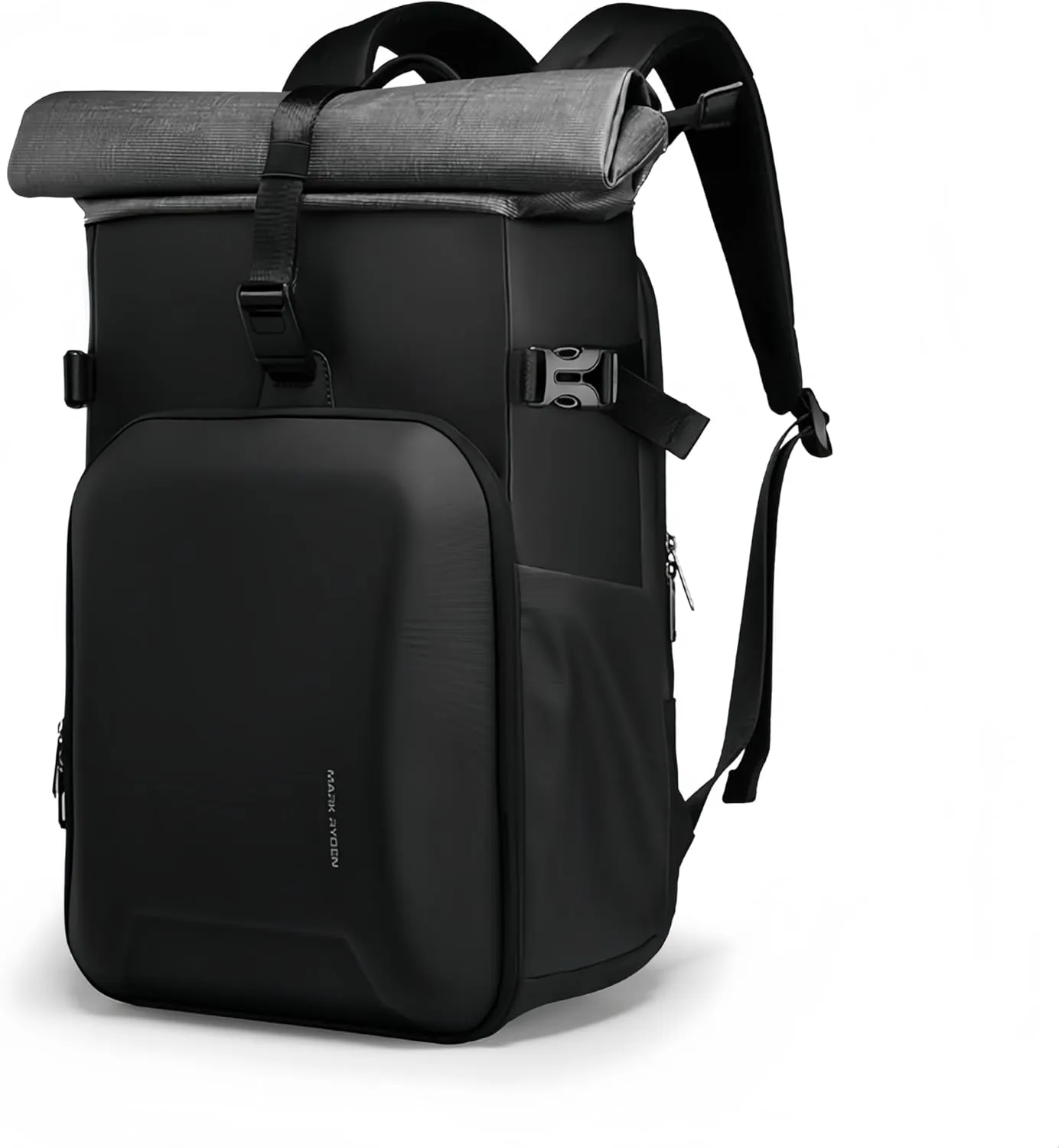 Professional Camera Backpack for Photographers - Waterproof Oxford Fabric with EVA Shell, Expandable 10L, 15.6" Laptop Compartment, Tripod Holder & Anti-Theft Pocket