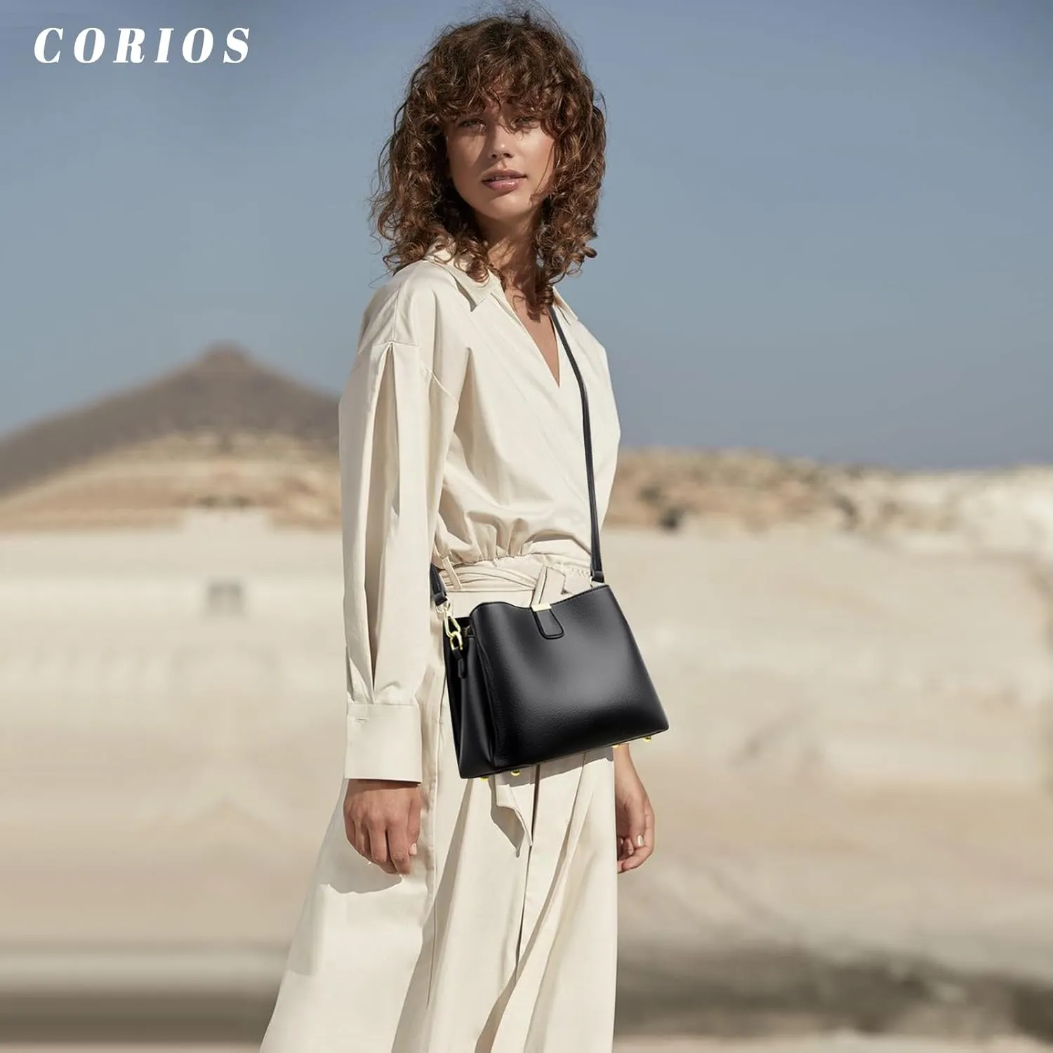 PU Leather Crossbody Bag for Women Elegant Handbag Ladies Shoulder Bag Retro Messenger Bag Waterproof Top-handle Bag
