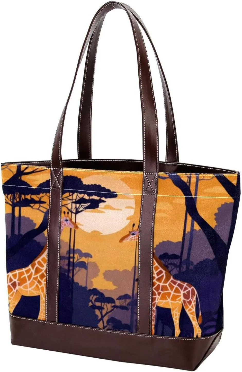 Purses for Women,Tote Bag for Women,Handbags for Women,African Giraffe Grassland
