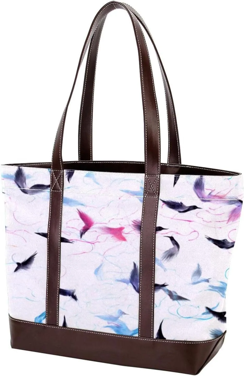 Purses for Women,Tote Bag for Women,Handbags for Women,Animal Art Floral Crane