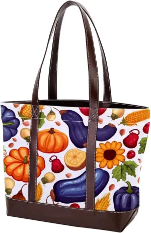 Purses for Women,Tote Bag for Women,Handbags for Women,Autumn Harvest Leaves