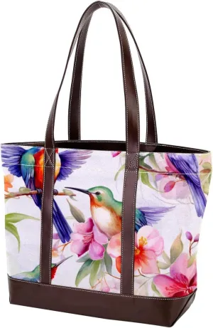 Purses for Women,Tote Bag for Women,Handbags for Women,Flowers and Birds Flower Bush