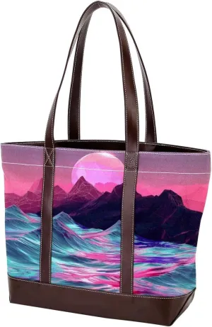 Purses for Women,Tote Bag for Women,Handbags for Women,Full Moon Sunshine