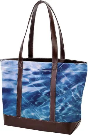 Purses for Women,Tote Bag for Women,Handbags for Women,Sea Water Blue Cool Summer