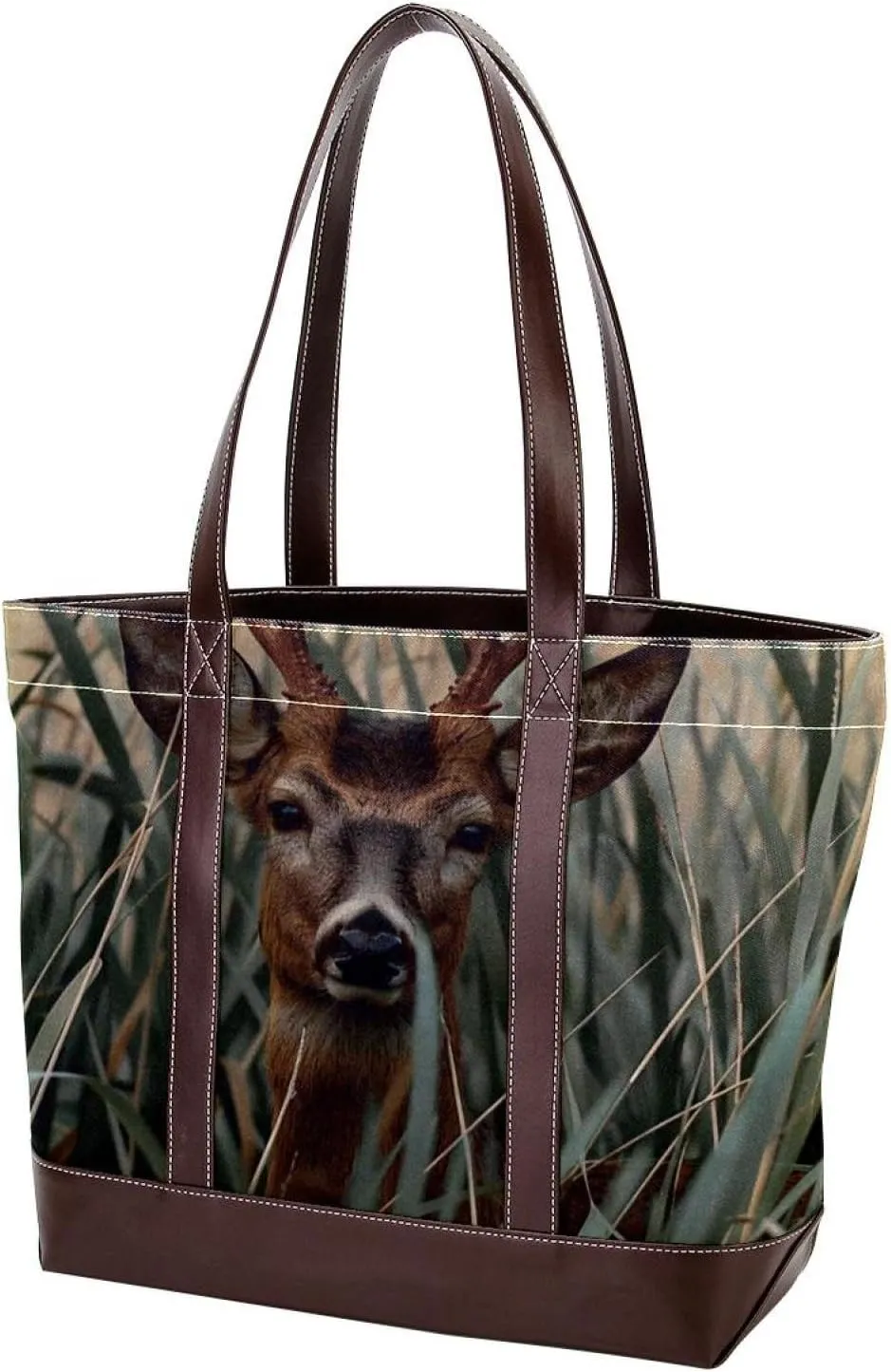 Purses for Women,Tote Bag for Women,Handbags for Women,Wild Deer African Grasslands
