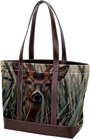 Purses for Women,Tote Bag for Women,Handbags for Women,Wild Deer African Grasslands