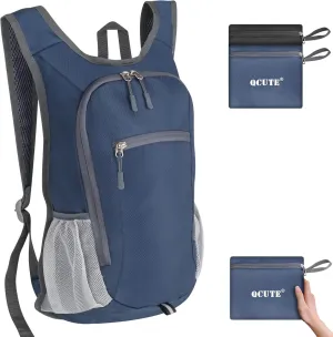 Qcute 15L Hiking Backpack Lightweight Packable Hiking Daypack Small Foldable Shoulder Bag Travel Day Pack Outdoor Gear