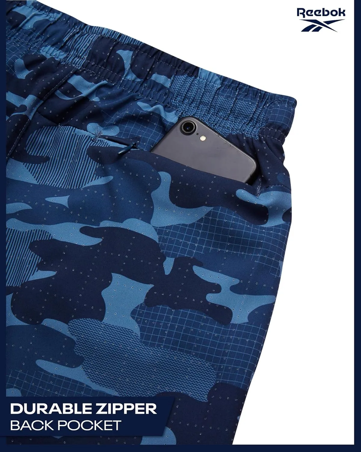 Reebok Boys Athletic Shorts 2 Pack – 2-in-1 Boys Basketball Shorts with Compression Liner – Quick Dry Running Shorts