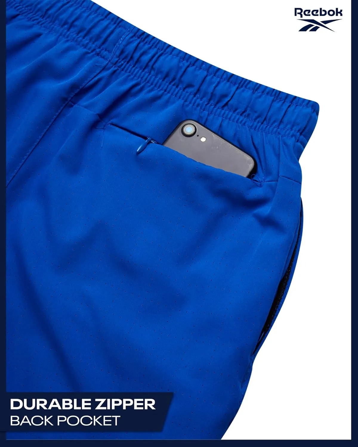 Reebok Boys Athletic Shorts 2 Pack – 2-in-1 Boys Basketball Shorts with Compression Liner – Quick Dry Running Shorts