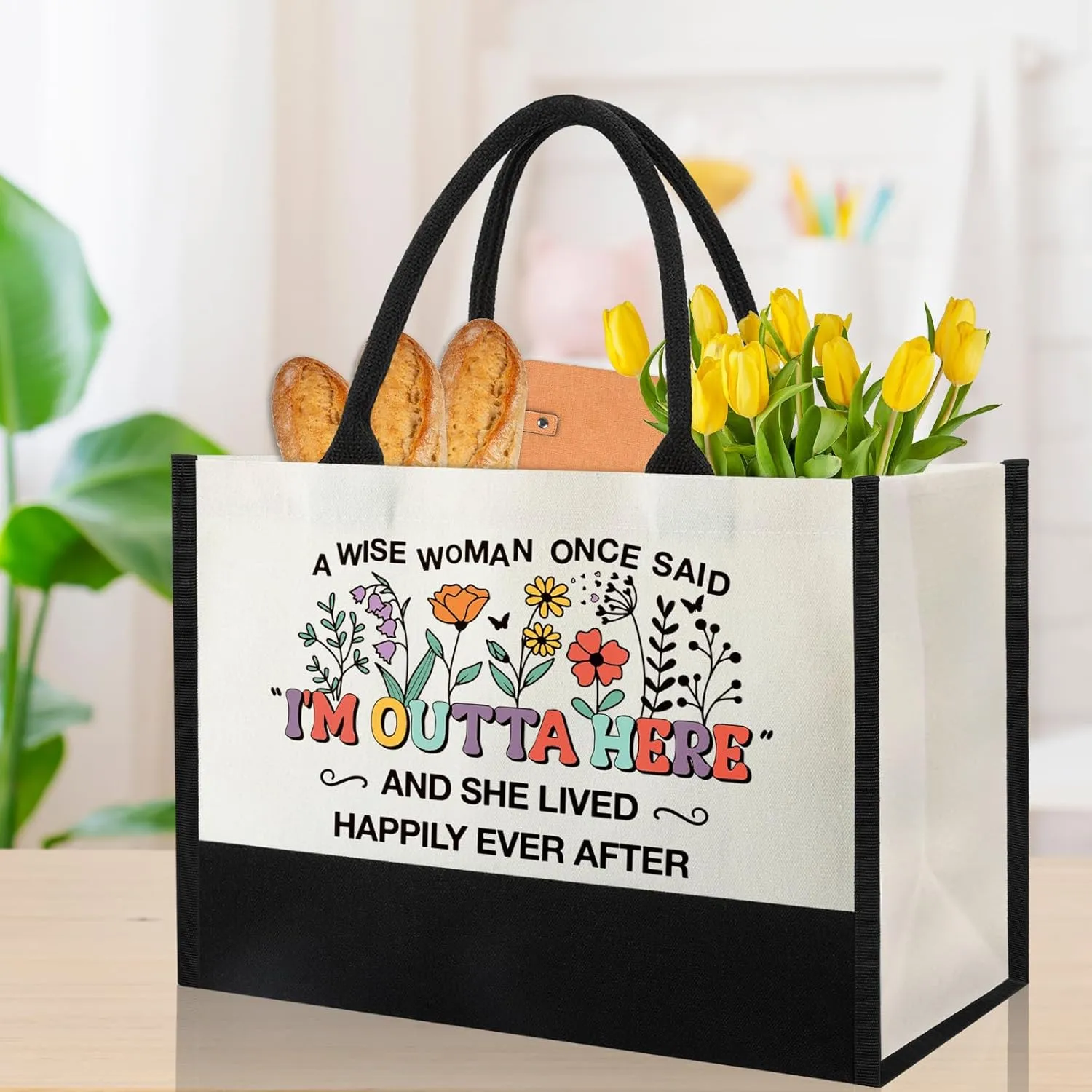 Retirement Tote Bag Gifts for Woman, Coworkers Leaving Farewell Going Away Gifts for Friend Boss Lady Teachers Employee Female, Happy Retirement New Beginning Gifts for Women, Cool Retired Tote Bag