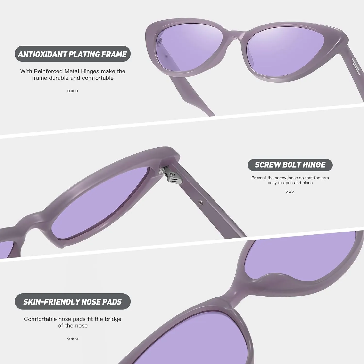Retro Vintage Narrow Cat Eye Sunglasses for Women 90s Small Chic Style Trendy Sunnies UV400 Protection FZN7514