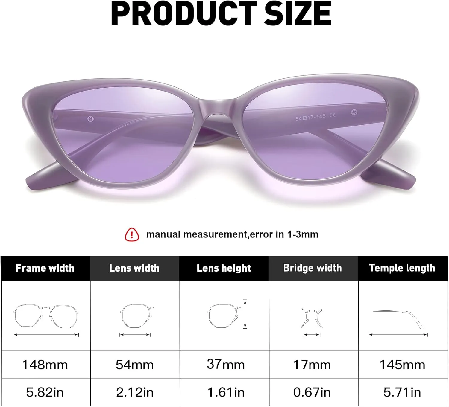 Retro Vintage Narrow Cat Eye Sunglasses for Women 90s Small Chic Style Trendy Sunnies UV400 Protection FZN7514