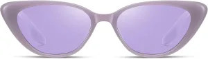 Retro Vintage Narrow Cat Eye Sunglasses for Women 90s Small Chic Style Trendy Sunnies UV400 Protection FZN7514