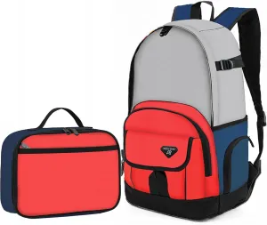 rickyh style Boys and Girls Kids Backpacks, Lightweight Backpack 18.5 x 13.75 x 8.75 Inches lunch bags 10 x 8 x 3.21 Inches Kids Backpacks for School and Travel, BPA Free