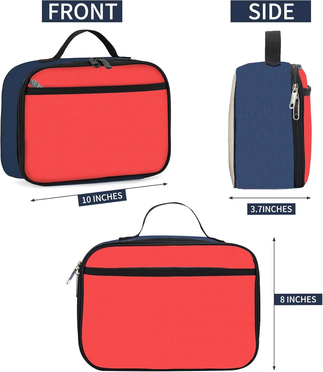 rickyh style Boys and Girls Kids Backpacks, Lightweight Backpack 18.5 x 13.75 x 8.75 Inches lunch bags 10 x 8 x 3.21 Inches Kids Backpacks for School and Travel, BPA Free