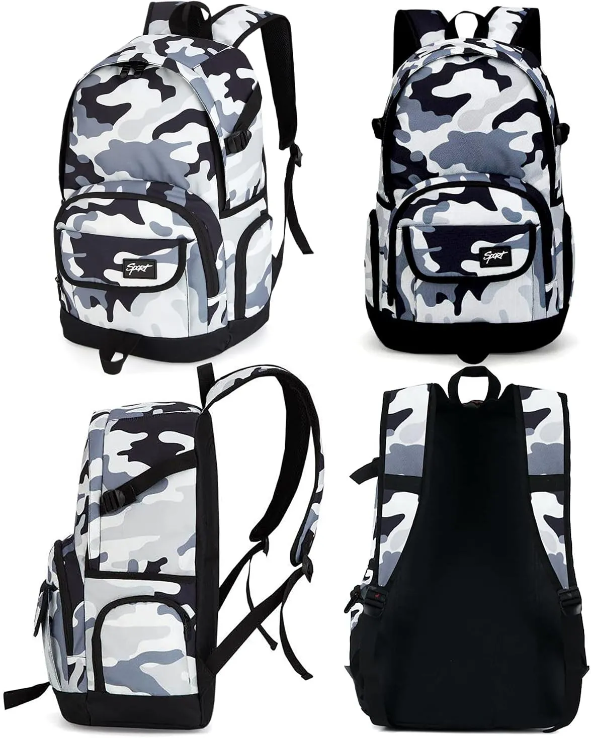 rickyh style School Backpack Travel Bag for Men & Women Lightweight College Back Pack with Laptop Compartmen