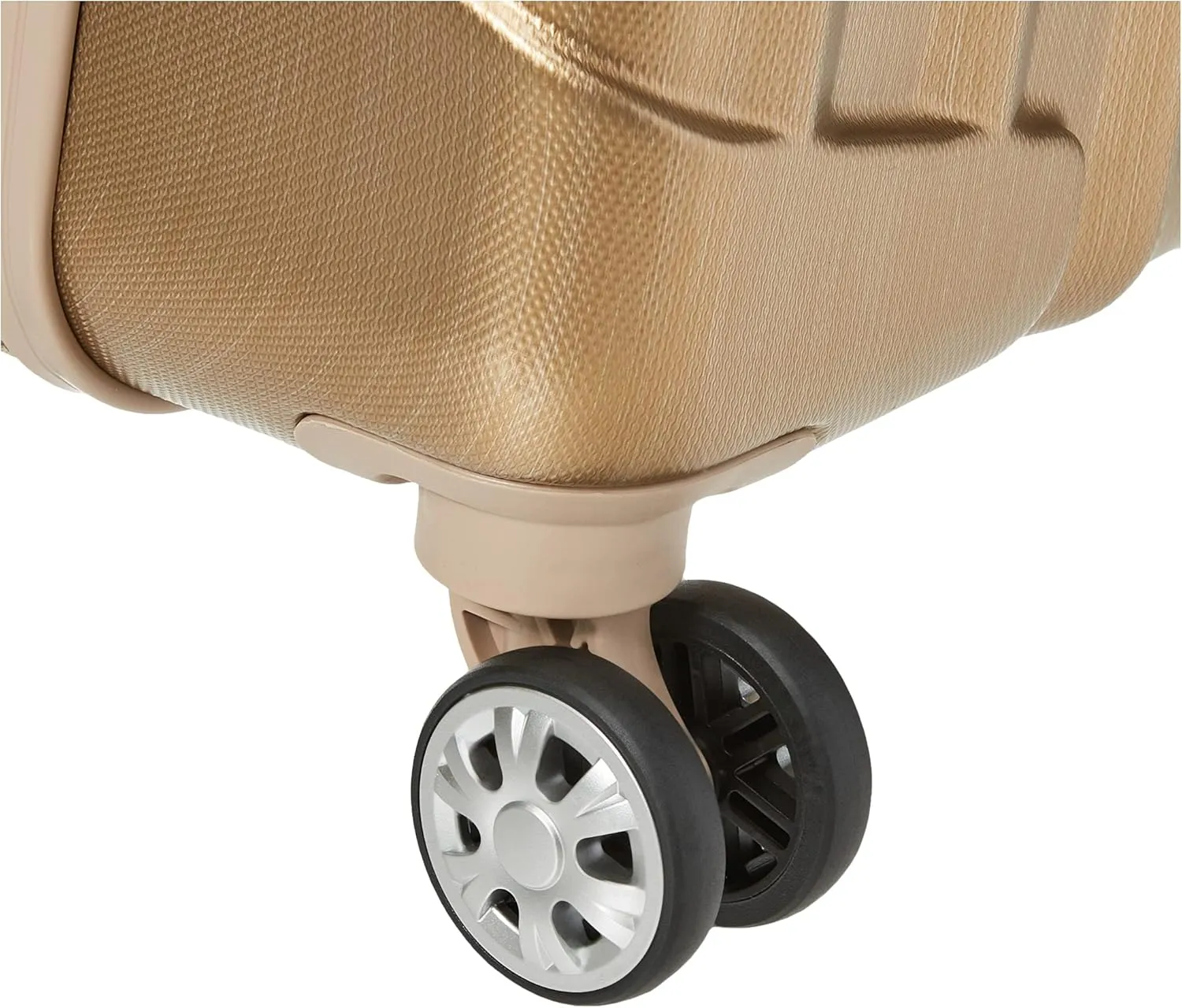 Rockland Melbourne Hardside Expandable Luggage with Spinner Wheels, Bronze, Carry-On 20"