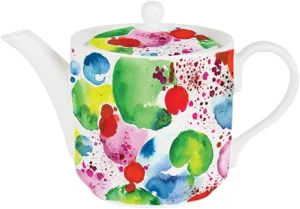 Roy Kirkham Planets Fine Traditional Ceramic Teapot in White Finish