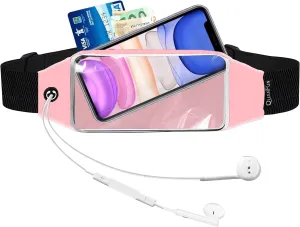 Running Belt for Women Men, Fanny Pack, Belt Bag, Money Belt, Waterproof Workout Waist Pouch Phone Holder with Touchscreen, Gym Running Gift Gear Accessories fits Phones UP to 6.5"