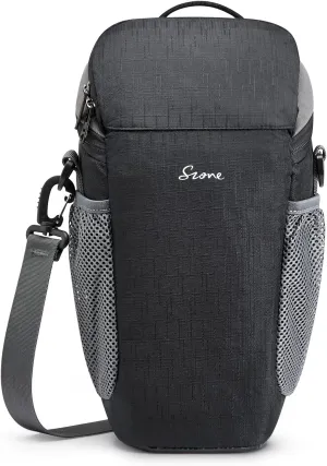 S-ZONE Camera Bag DSLR/SLR Waterproof Camera Case for Photographers Holster Compatible with Nikon Canon Sony