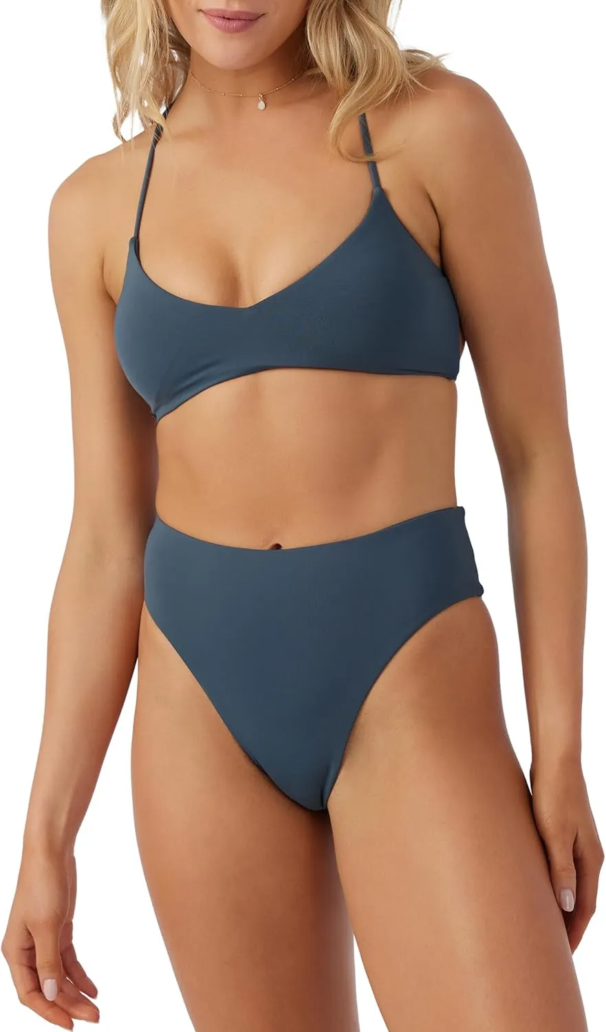 SALTWATER SOLIDS HUNTINGTON BRALETTE TOP