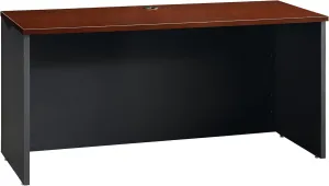 Sauder Via Commercial Office Credenza, Classic Cherry Finish