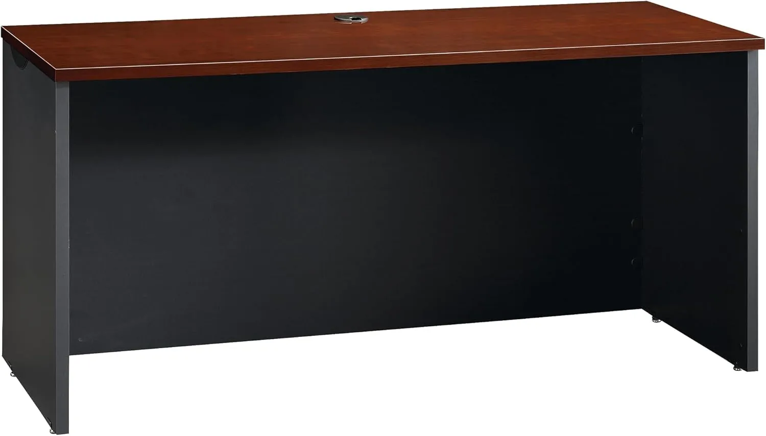Sauder Via Commercial Office Credenza, Classic Cherry Finish